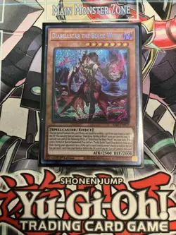 Diabellstar The Black Witch Secret Rare RA03-EN032 Yugioh Sinful Spoils - Image 1