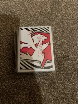 Reshiram Card Sleeves -Pokemon TCG White Flare ETB - 65 Card Sleeves - Image 1