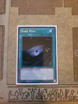 YUGIOH 2X DARK HOLE DRAGON MP23 + 2X DARK HOLE LCJW SECRET 1ST ED NM - Image 2
