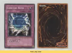 Cemetary Bomb 1st Ed. YuGiOh Soul of the Duelist #SOD-EN059 2004 READ u3f - Image 3