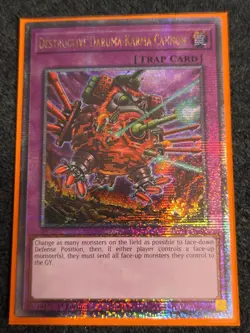Destructive Daruma Karma Cannon Quarter Century Secret Rare RA04-EN103 Yugioh - Image 1