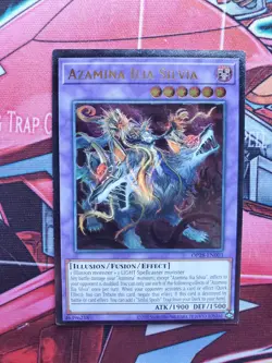 Azamina Ilia Silvia Ultimate Rare OP28-EN003 Yugioh Pack Fresh - Image 1