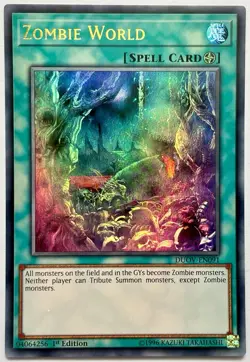 DUOV-EN091 Zombie World - Ultra Rare 1st Edition Near Mint YuGiOh Card - Image 1