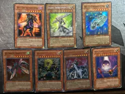 1996 Yugioh Card Collection Lot Of 7; Includes 1st Editions, Holos, & Non-holos - Image 1