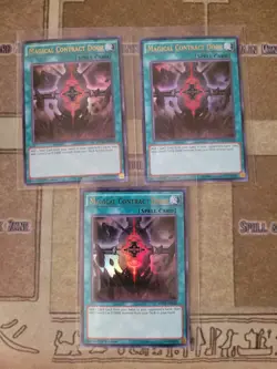 YUGIOH 3X MAGICAL CONTRACT DOOR MVP1-EN020 ULTRA 1ST ED NM - Image 1