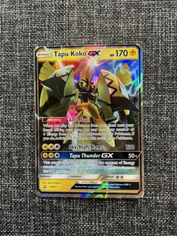 Tapu Koko GX SM33 Pokemon Card Pokemon TCG Pokemon Promo LP - Image 1