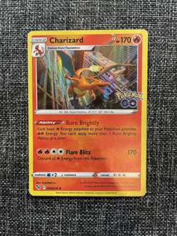Charizard 010/078 Pokemon GO Holo Rare Pokemon Card Pokemon TCG VLP - Image 1