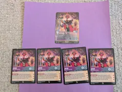 Jafar - High Sultan of Lorcana (Store Championship) 33/P2 Disney +4 card playset - Image 1