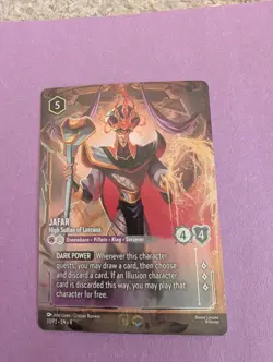 Jafar - High Sultan of Lorcana (Store Championship) 33/P2 Disney +4 card playset - Image 2