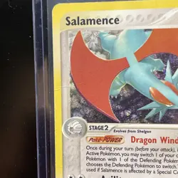 Salamence 10/97 Reverse Holo Rare EX Dragon Pokemon Card Vintage 2003 - Image 3