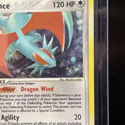 Salamence 10/97 Reverse Holo Rare EX Dragon Pokemon Card Vintage 2003 - Image 4