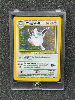 Pokemon TCG Wigglytuff 16/64 Holo Unlimited Rare Card Jungle Base Set 1999 - Image 1