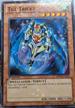 The Tricky - BP01-EN135 - Starfoil Rare 1st Edition YuGiOh! TCG Card Battle Pack - Image 1