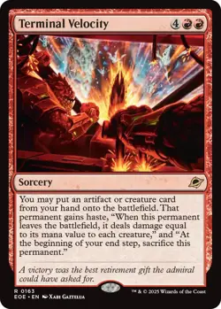 Foil - Terminal Velocity - 163 / NM / English MTG - Image 1