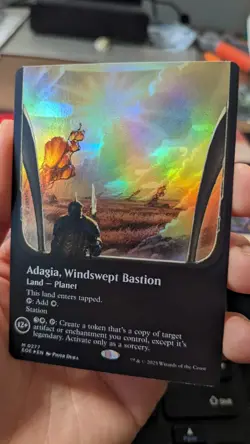 Adagia, Windswept Bastion - Borderless Foil - Edge of Eternities - MTG - Image 2