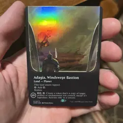 Adagia, Windswept Bastion - Borderless Foil - Edge of Eternities - MTG - Image 1