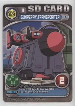 2003 Superior Defender Gundam Collectible Card Game Starter Set 1 #SD-20 gl9 - Image 1