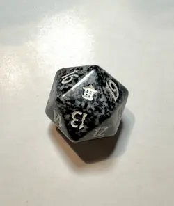 MTG *RARE* Saviors of Kamigawa • Magic the Gathering • BLACK • D20 Spindown Die - Image 1