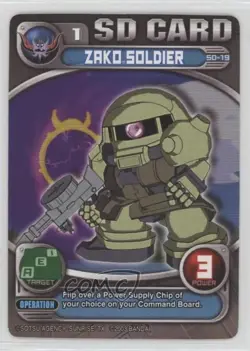 2003 Superior Defender Gundam Collectible Card Game Starter Set 1 #SD-19 gl9 - Image 1