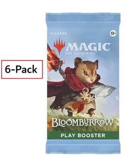 6x Bloomburrow Play Booster Pack - MTG - NEW, SEALED - Image 1
