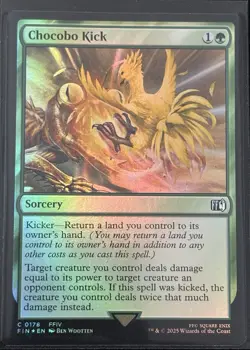 MTG: Final Fantasy Chocobo Kick #178 Common Foil Card - Image 1