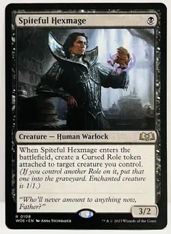 Spiteful Hexmage -#108-MTG-Wilds of Eldraine-Regular-NM - Image 1