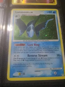Pokemon Card Diamond And Pearl Mysterious Treasures Lumineon 11/123 Holo English - Image 1