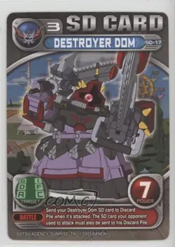 2003 Superior Defender Gundam Collectible Card Game Starter Set 1 #SD-17 gl9 - Image 1