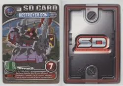 2003 Superior Defender Gundam Collectible Card Game Starter Set 1 #SD-17 gl9 - Image 3