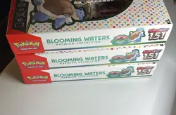 Pokemon TCG Scarlet & Violet 151 Blooming Waters Premium Collection Box Lot Of 3 - Image 1