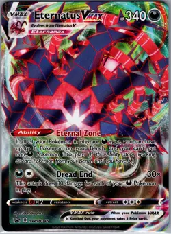 Eternatus Vmax SWSH045 - Pokemon SWSH Black Star Promos - Full Art Holo (NM) - Image 1