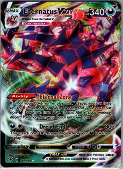 Eternatus Vmax 117/189 - Pokemon SWSH03: Darkness Ablaze - Ultra Rare Holo (NM) - Image 1