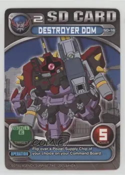 2003 Superior Defender Gundam Collectible Card Game Starter Set 1 #SD-16 gl9 - Image 1