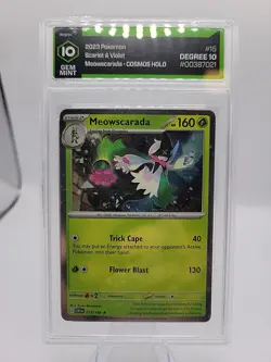 PSA 10 Gem Mint 💎 2023 POKEMON SVI EN-SCARLET & VIOLET #015 MEOWSCARADA - Image 1