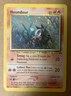 Pokemon TCG. Houndour 5/75 Neo Discovery Holo. MP - Image 1