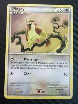 Pokemon TCG Pidgey Call Of Legends 67/95 Regular Common MP - Image 1