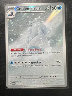 Pokemon Crabominable 149/142 full art Stellar crown - Image 1
