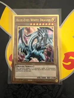Yugioh Maximum Gold Blue Eyes White Dragon MGED-EN001 - M/NM! - Image 1