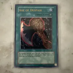 Yugioh! Axe of Despair SRL-EN002 Ultra Rare Unlimited NM - Image 1