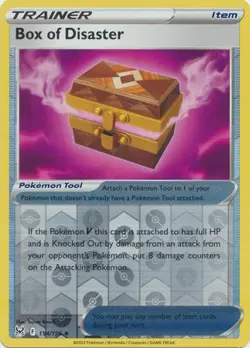 Box of Disaster 154/196 Reverse Holo | Lost Origin | Pokemon Card - Image 1