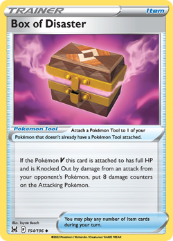 Box of Disaster 154/196 Uncommon | Lost Origin | Pokemon Card - Image 1