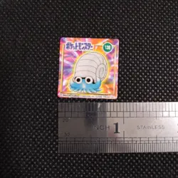 Omanyte Pokemon Bros Card Anime Mini Game Boy Nintendo Rare Japan No.138 - Image 2