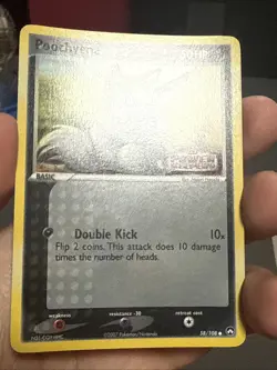 Pokemon Card Poochyena 58/108 Ex Power Keepers Reverse Holo STAMPED Light Play - Image 4