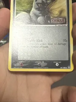 Pokemon Card Poochyena 58/108 Ex Power Keepers Reverse Holo STAMPED Light Play - Image 5