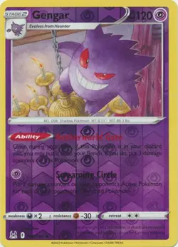 Gengar 66/196 Reverse Holo | Lost Origin | Pokemon Card - Image 1