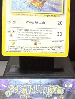 Pokemon Card Pidgeot 8/64 Jungle Set Holo Rare WOTC NO SYMBOL ERROR Played - Image 3