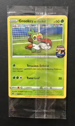 Grookey On The Ball 003/005 Futsal Pokemon Card PROMO UK Exclusive NEW SEALED - Image 1