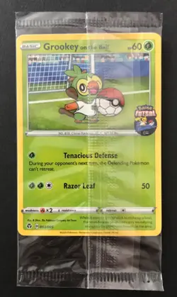 Grookey On The Ball 003/005 Futsal Pokemon Card PROMO UK Exclusive NEW SEALED - Image 1