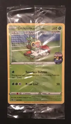 Grookey On The Ball 003/005 Futsal Pokemon Card PROMO UK Exclusive NEW SEALED - Image 1
