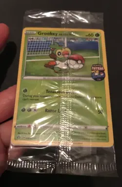 Grookey On The Ball 003/005 Futsal Pokemon Card PROMO UK Exclusive NEW SEALED - Image 4